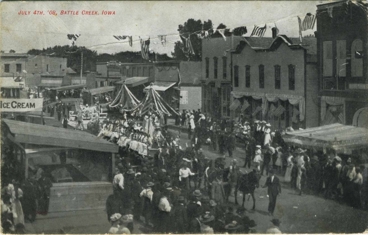 b2x Battle Creek parade 1908